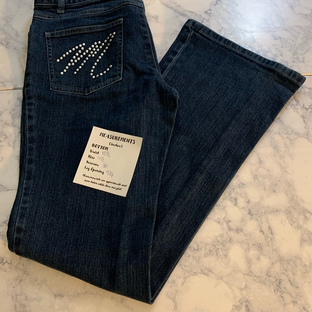 Vintage Michael Kors Embellished Flare Jeans